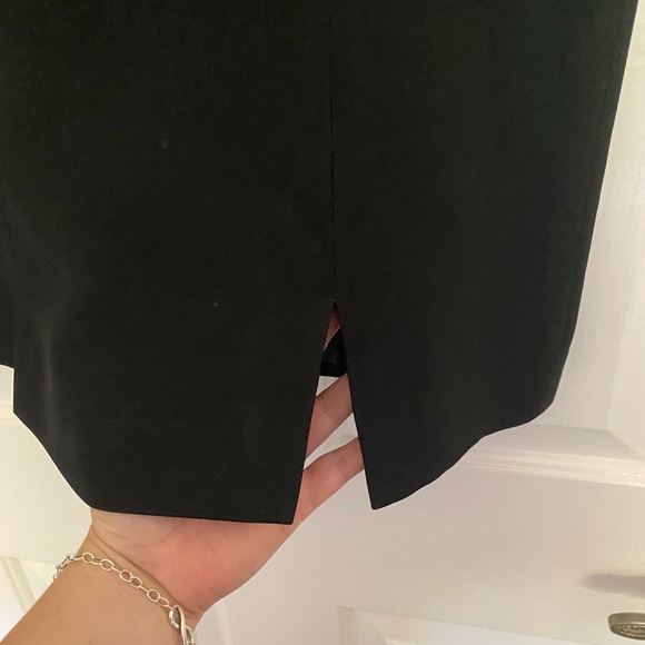 Straight suit skirt with dual slits in front and back! - Picture 3 of 7